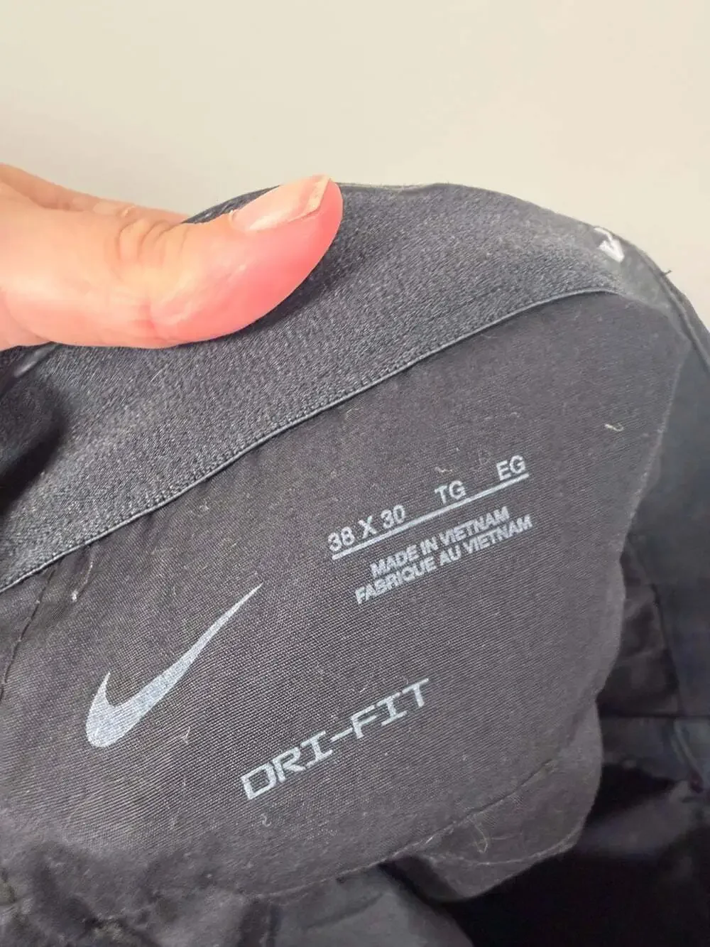 Nike Men's Velocity Dri-FIT Golf Pant Size 38x29 Black Chino Flat Front Work